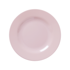 Soft Pink Melamine Kids or Side Plate by Rice DK